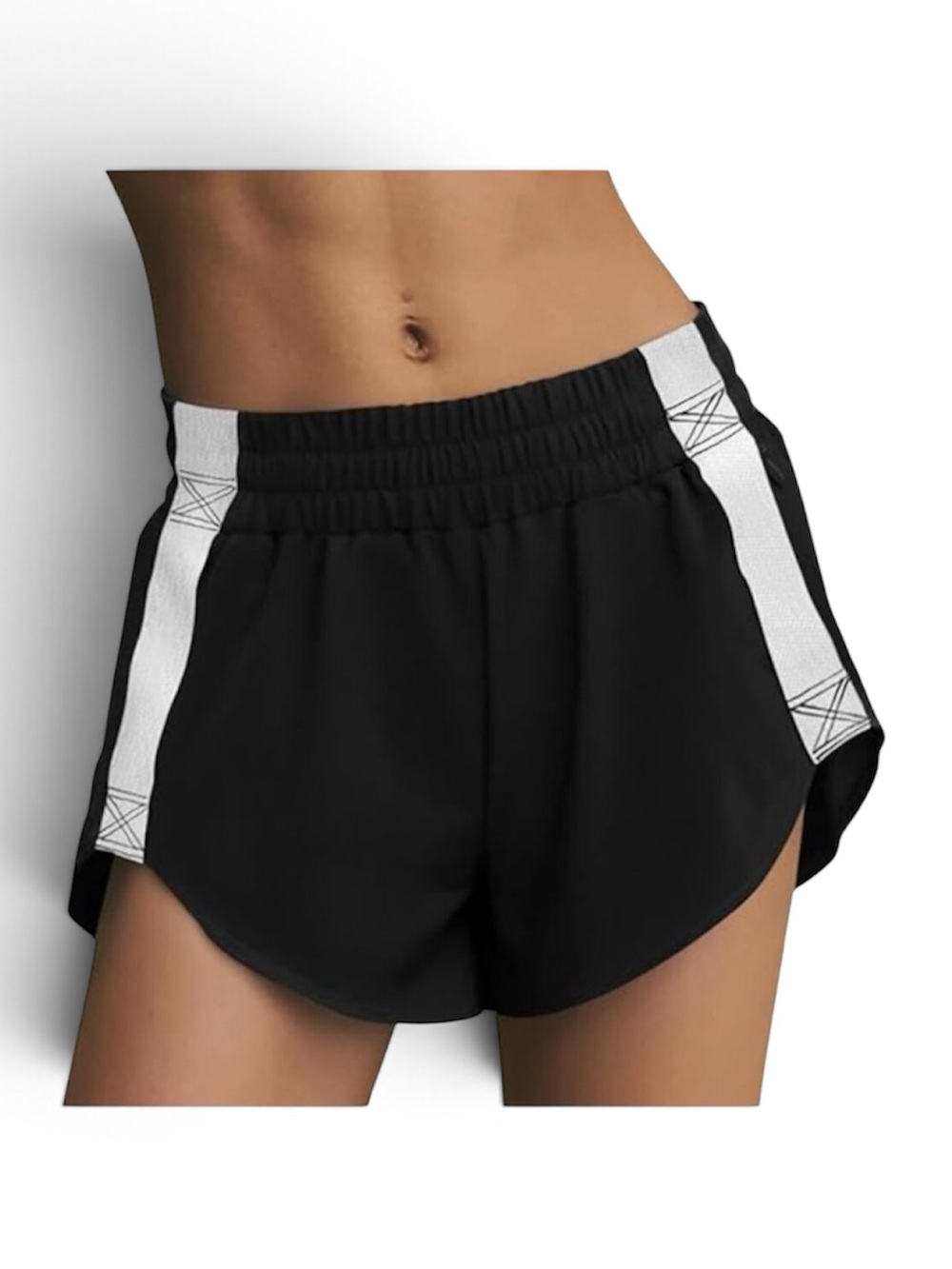 Free People Movement Black Pull-On Utility Shorts Size S/P